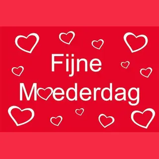 Vlaggenclub Vlag Fijne Moederdag 70x100