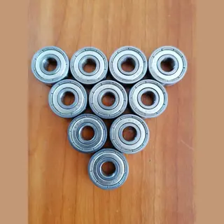 Zen Lager 608 Zz / 2Z (10 Stuks) Asgatdiameter D=8mm Buitendiameter D=22mm Breedte B=7mm
