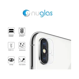 NuGlas Camera Lens Protector Voor IPhone X / Xs / Xs Max - Beschermglas IPhone - Tempered Glass