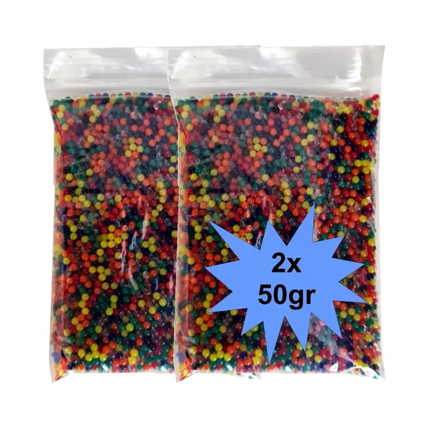 Waterballetjes - Gelballetjes - Waterparels - Water Absorberende Balletjes - 20.000 Stuks - 100 Gram thumbnail