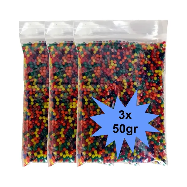 Waterballetjes Gelballetjes - Waterparels - Water Absorberende Balletjes - 30.000 Stuks - 150 Gram thumbnail