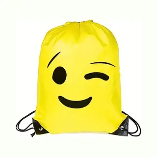 EmojiShop.nl Wink Emoji Gymtas - Ideaal Als Gymtas / Zwemtas