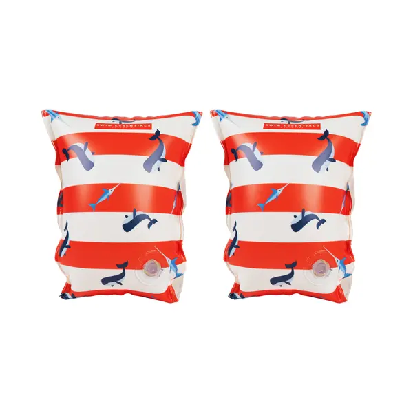 Swim Essentials 2020SE166 babyzwemband Pvc Blauw, Rood, Wit Zwemarmbandjes thumbnail