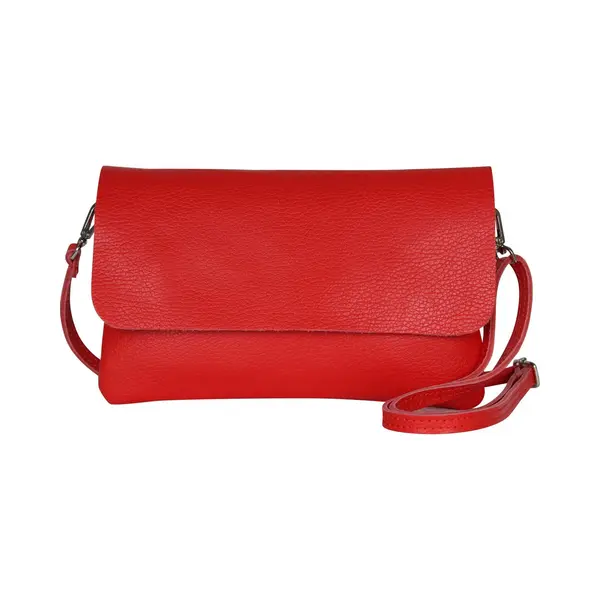 Ambra Moda GLX11 - Crossbodytas, Clutch, Telefoontas Van Echt Leer Met Afneembaar En Verstelbare Schouderriem, Passend Voor Mobiele Telefoons En thumbnail