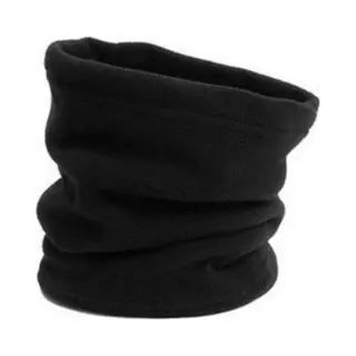 Nekwarmer Fleece Unisex - Zwart - One Size