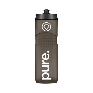 Pure. Bidon Smoke Black - Black - 750ml - Fitness - Hardlopen