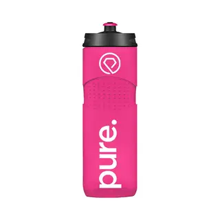 Pure. Bidon Magenta Black - Roze - 750ml - Fitness - Hardlopen