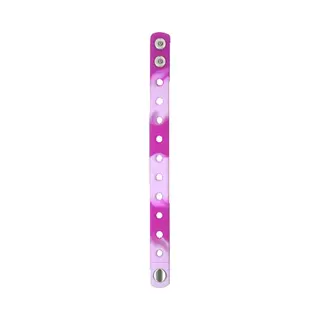 Aim Pvc Armband, Paars Tie Dye