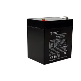 Finoos Aroma Lood-Zuur-Accu 12V 4.5 Ah Oplaadbare Batterij Cyclic/Standby F1 - 4.8mm Aansluiting