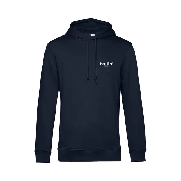 Heren Hoodies Met Ballin Est. 2013 Small Logo Hoodie Print - Blauw - Maat 3XL thumbnail