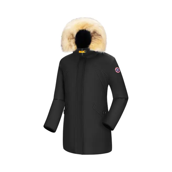Subprime - Dames Jas Winter Parka Chloe - Zwart - Maat M thumbnail