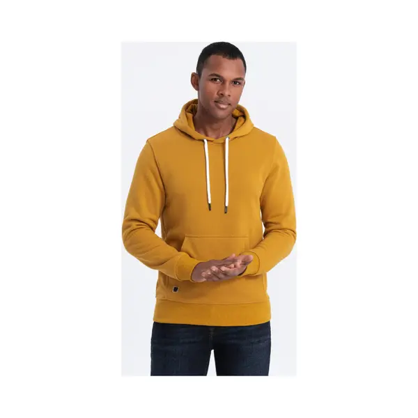 Ombre - Herenhoodie - Geel - Kangaroezak thumbnail