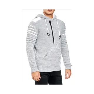 Rusty Neal RustyNeal - Heren Pullover Trui - Grijs - Modernfit - Capuchon