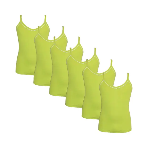 Beeren 6-Pack Meisjes Hemden Vicky Groen Maat 176/188 thumbnail