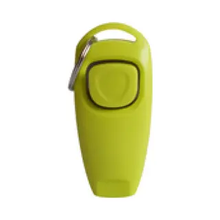 Luxe Clicker Met Fluit - 2 In 1 Hondentrainer - Met Bevestigingsring - Hond Trainen Met Een Clicker En Fluit - Honden Trainer - Lichtgroen - Puppy