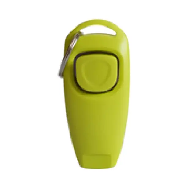Luxe Clicker Met Fluit - 2 In 1 Hondentrainer - Met Bevestigingsring - Hond Trainen Met Een Clicker En Fluit - Honden Trainer - Lichtgroen - Puppy thumbnail