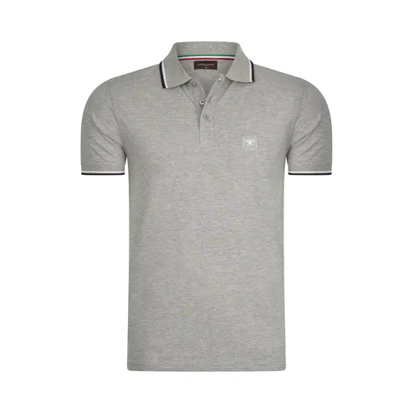 Cappuccino Italia Poloshirt Polo Applique Pique thumbnail