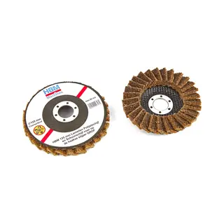 Lemato 125 Mm Lamellen Polijstschijf En Schuurschijf Voor Op De Haakse Slijper Grof - Per Stuk