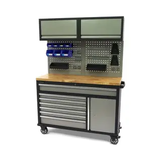 Hbm Werkbank 136 Cm Profi Met Kastenwand