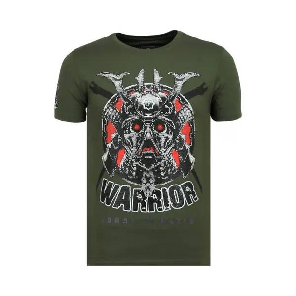 Local Fanatic Savage Samurai - Print T Shirt Heren - 6327G - Groen thumbnail