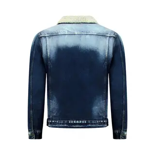 Enos Trucker Heren Jack - Spijkerjas - Blauw