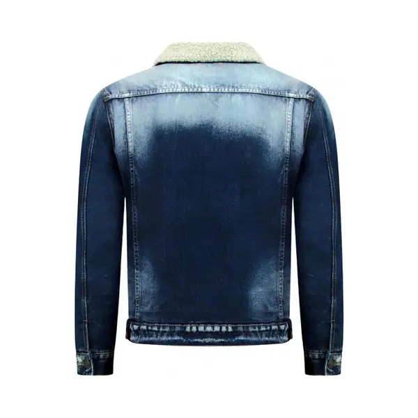 Enos Trucker Heren Jack - Spijkerjas - Blauw thumbnail