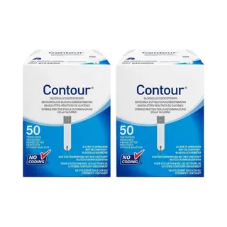 Bayer Contour Bloedglucose Teststrips Bundel 2x50 Stuks