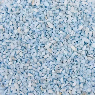 LalaShops Aquariumgrind Licht Blauw - Bodembedekking Steentjes Gekleurd 4-6mm - 1KG