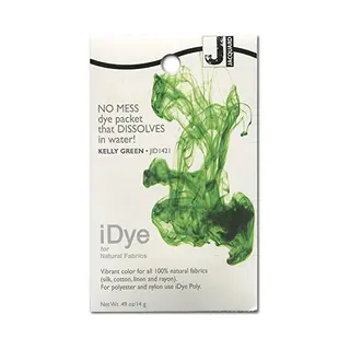 Kelly Green Jacquard IDye Fabric Dye 14 Grams Idye-421