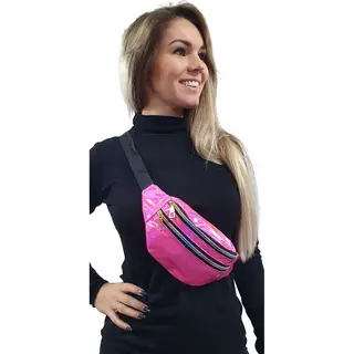 Chiamax Heuptasje Pink - Buideltasje - Fannypack - Cross Body - Carnaval - Festival