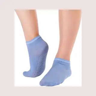 Anti Slip Yoga Sokken Blauw - Maar Ook Voor Pilates Of Piloxing!