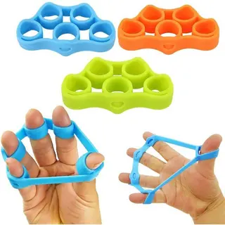 Vingerstretcher Siliconen | Vingergripper | Vinger Training | Handtrainer - Handgripper | Yoga Stretcher | Finger Exercises | Vinger Oefening - Oranje