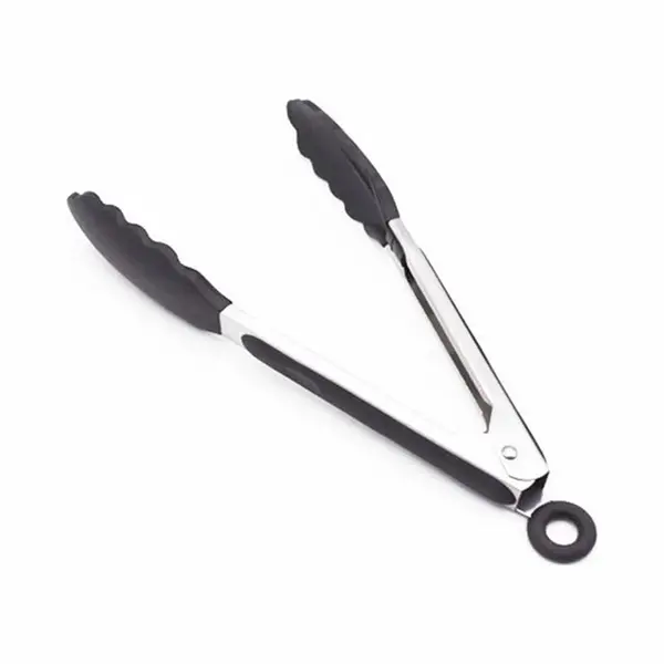 Bbq Siliconen Tang - 21 Cm - Vleestang - Serveertang - Keukentang - Salade Tang – Barbecuetang – Diverse Kleur - Bbq Tang - Vleestang thumbnail