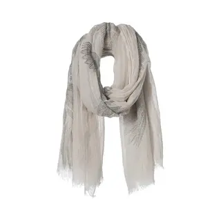 Amor Collections - Sjaal - Linnen/Viscose - Grijs - 115x200 Cm