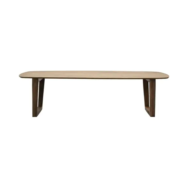 Livingfurn - Eetkamertafel Cortez - Bruin - Mangohout - 200 Cm thumbnail