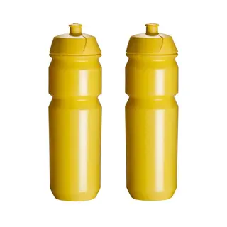 2 X Tacx Shiva Bidon - 750 Ml - Geel - Drinkbus