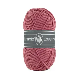 Durable Cosy Fine - Acryl En Katoen Garen - Raspberry, Franboos Roze 228 - 5 Bollen