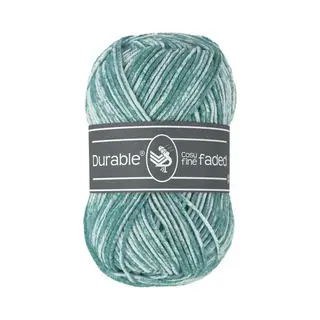 Durable Cosy Fine Faded Vintage Green (2134) - Acryl En Katoen Garen Tie-dye - 5 Bollen Van 50 Gram
