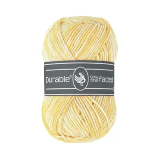 Durable Cosy Fine Faded Light Yellow (309) - Acryl En Katoen Garen Tie-dye - 5 Bollen Van 50 Gram