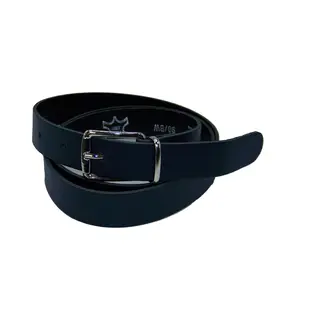Flores Lederwaren 100% Leer- 2 Cm Breed - Damesriem - Donkerblauw - Taillemaat 70 Cm.