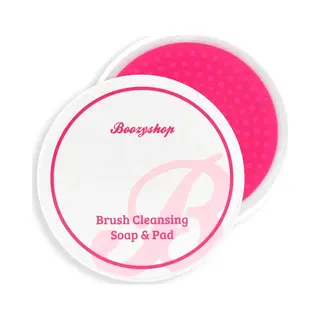 Boozyshop ® Makeup Brush & Sponge Cleansing Soap & Pad - Reinigingsset Voor Kwasten En Sponges - Verwijdert Make-up Resten, Olie & Bacteriën