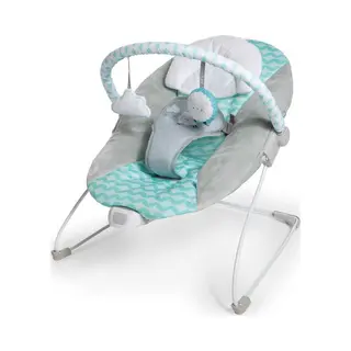 Ingenuity, Vibrierende Babywippe Babyschaukel Deluxe Mit Abnehmbarer Kopfstütze, 2 Spielzeugen, Maschinenwaschbarem Sitz- Und Kopfpolster, Goji
