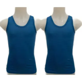 Embrator 2-stuks Jongens Hemdje Blauw Maat 104/110