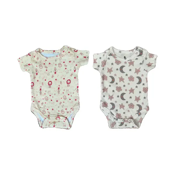 Embrator Baby Rompers 2-stuks Overall Print Maat 18-24 Maanden thumbnail