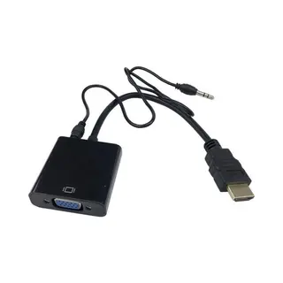 Hdmi Naar Vga Adapter Met Audio Kabel Converter/switch Voor Computer/laptop/console | Plug And Play