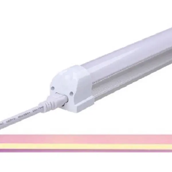 Tl Led Buis Roze - 9 Watt - 60 Cm - Met Armatuur thumbnail