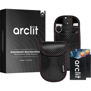 Arclit Autosleutel Beschermhoes - Maat M - Carbon - Zwart