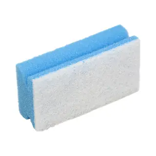 Schuurspons Met Greep Krasvriendelijk Met Witte Pad Blauw 10 Stuks
