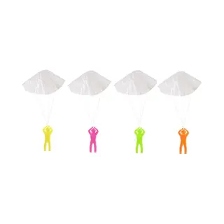 Bg Parachute Lanceren | Parachutespringer | 5 Cm | 4 Stuks