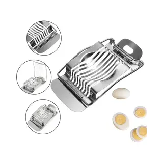 Excellent Houseware Professionele Kwalitatieve Eiersnijder - Egg Slicer - Metalen Snijdraden - Metalen Houder - Stalen Eisnijder - Eisnijder - Ei-snijder - Ei Snijder